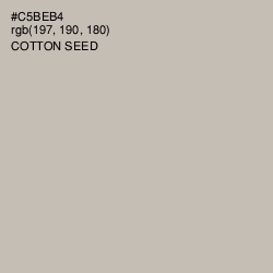 #C5BEB4 - Cotton Seed Color Image
